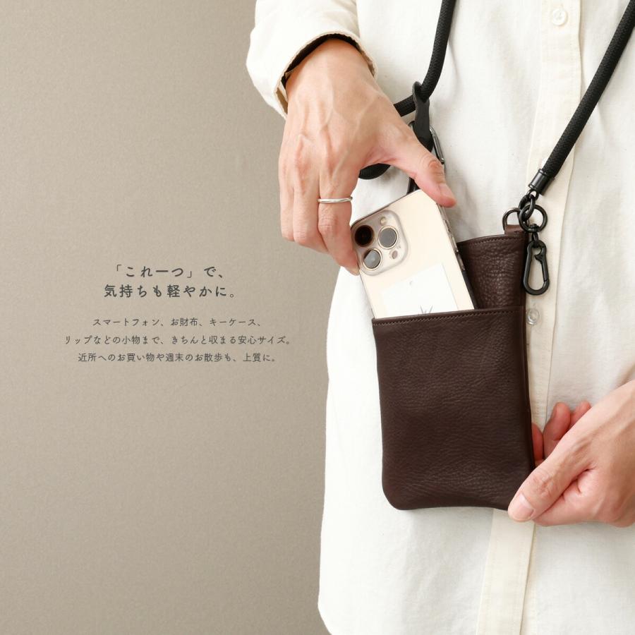ショルダーバッグ 本革 ショルダーポーチ メンズ レディース スマホショルダー スマホポーチ レザー 牛革 コンパクト ミニポシェット |  | 09
