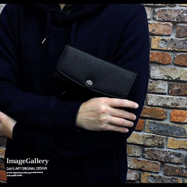 長財布 レザーウォレット メンズ 本革 カーフスキン 3つ折り セパレート式 シンプル 小銭入れあり 定期入れ | DAYSART | 10