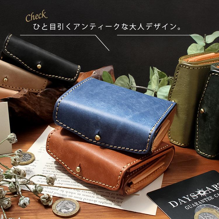 DAYSART 三つ折り財布 ブック型コンパクトウォレット イタリアン DAYSART 三つ折り財布 ブック型コンパクトウォレット イタリアン
