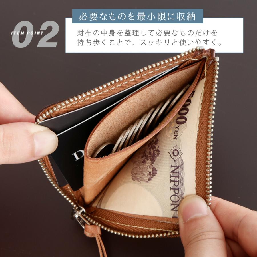 【アウトレット】薄型ウォレット イタリアンレザー テキサス DAYSART 本革 BOX型 ウォレット キャッシュレスウォレット 2