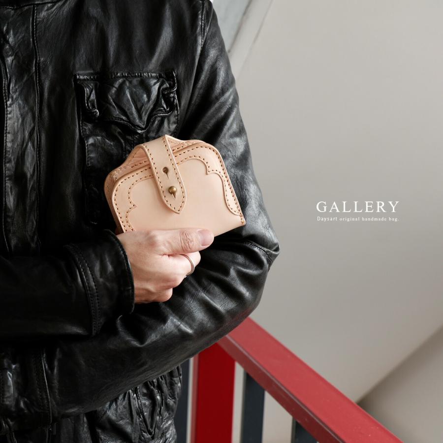 二つ折り財布 レザーウォレット メンズ 本革 サドルレザー 極厚 ヌメ革