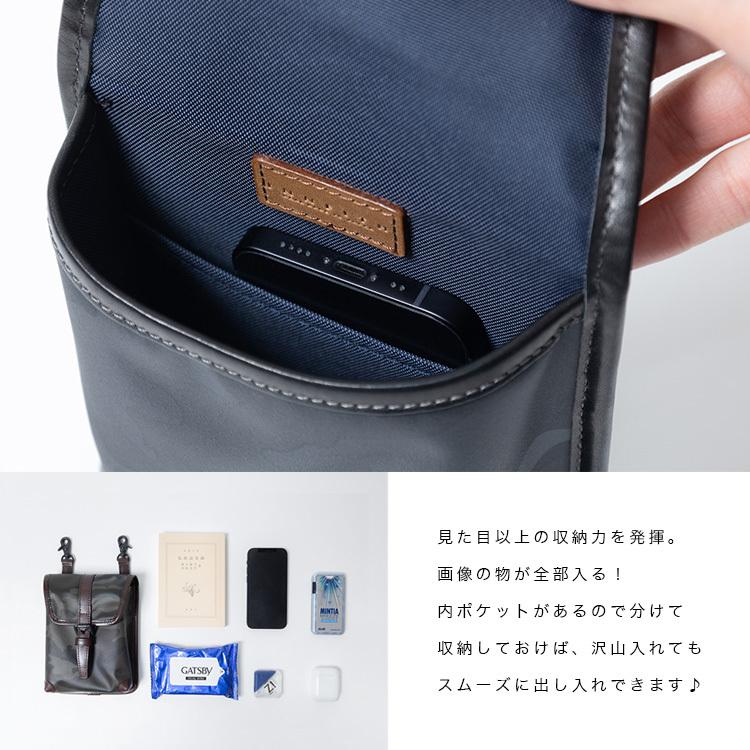 INNFITH インフィス 日本製 2way レザー スコッシュ メンズ 本革