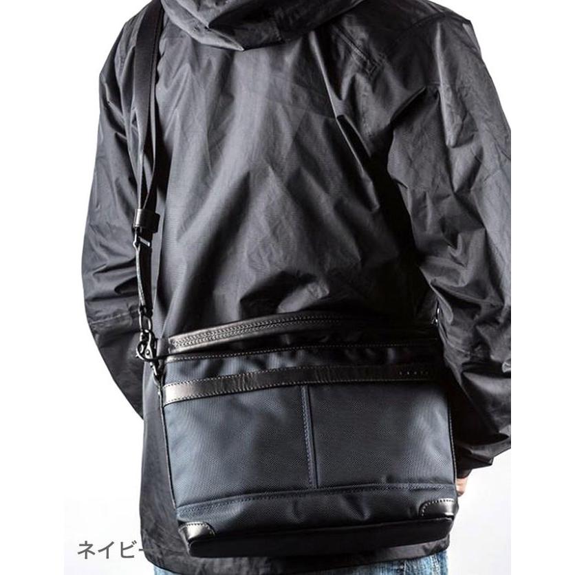 INNFITH インフィス 日本製 レザーバッグ 2way ショルダーバッグ メンズ コーデュラ 本革 ビジネスバッグ ショルダーベルト_8