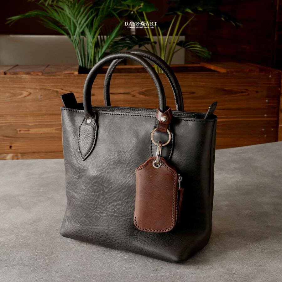 キーホルダー 本革 バッグ 持ち手 バッグハンドルリングホルダー ストラップ キーリング キーストラップ イタリアンレザー ミッスーリ | DAYSART | 04