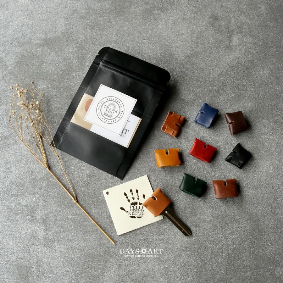キーカバー 3個セット キーホルダー キーケース メンズ レディース カスタム パーツ ハンドメイド 防犯 イタリアンレザー ミッスーリレザー | DAYSART | 12