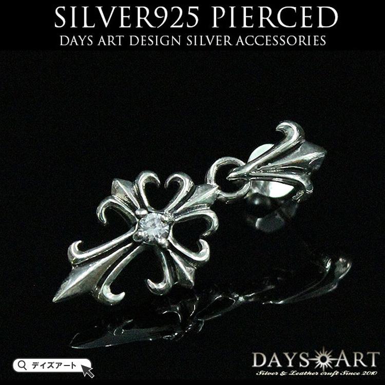 ピアス フープピアス メンズ 片耳 シルバー925製 般若 和柄 : 革財布