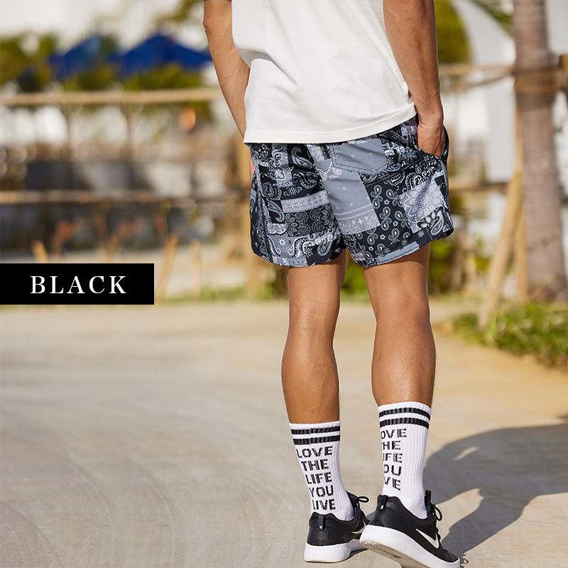 RadBlue ボードショーツ CR BANDANA 水着 メンズ バンダナ柄 幾何学