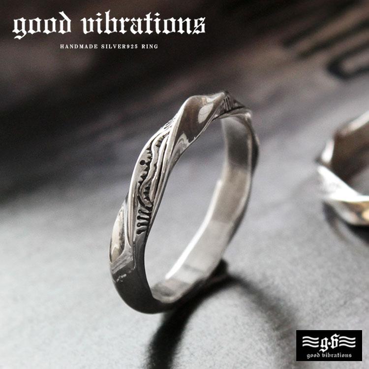 good vibrations シルバーリング メンズ シルバー925 ツイスト good vibrations シルバーリング メンズ シルバー925 ツイスト