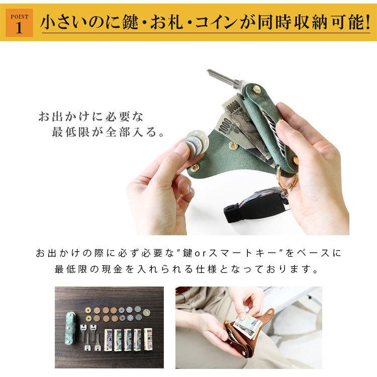 お散歩ウォレット キーリング レディース メンズ 本革 イタリアンレザー コインケース 小銭入れ おしゃれ ブランド ミニマリスト コンパクト | DAYSART | 30