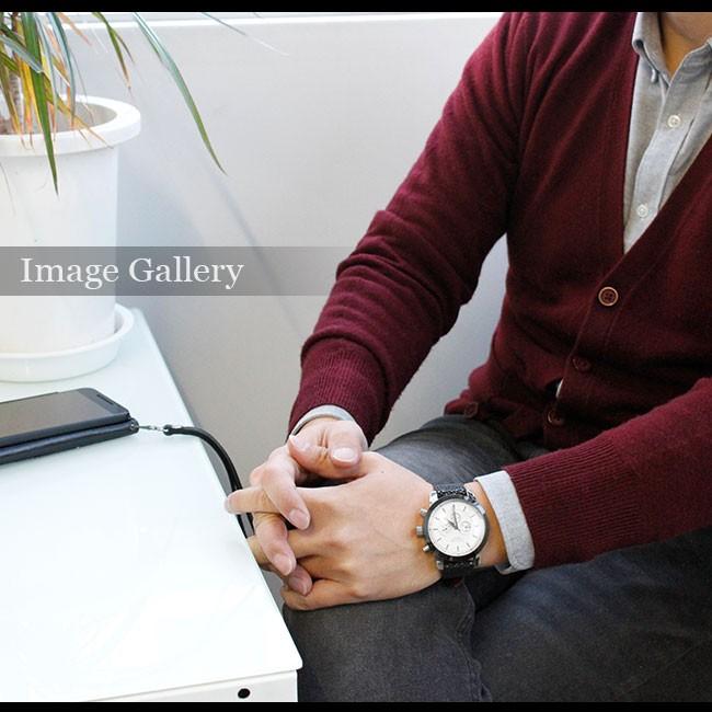 腕時計 メンズ クロノグラフ エイ革ベルト バックル留め具 ブレスウォッチ 生活防水 蓄光 箱付き | DAYSART | 16