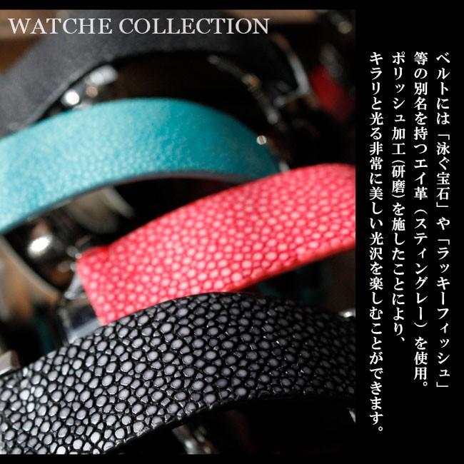 腕時計 メンズ クロノグラフ エイ革ベルト バックル留め具 ブレスウォッチ 生活防水 蓄光 箱付き | DAYSART | 04