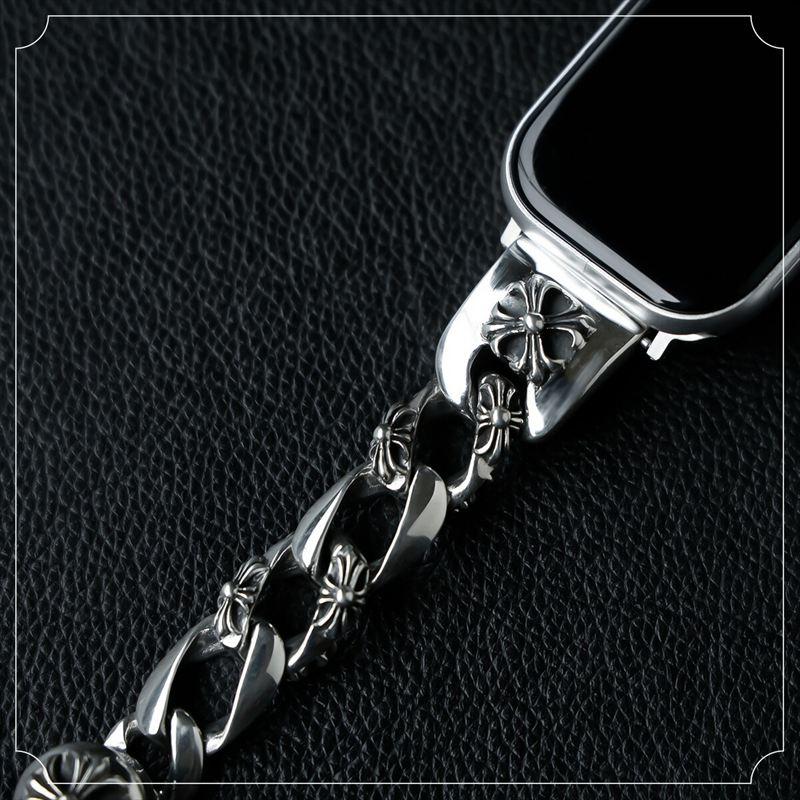 Apple Watch バンド シルバー925 チェーン メンズ レディース 銀製 クロスモチーフ アップルウォッチ 49mm/46mm/45mm/44mm/42mm(Series 3 2 1) |  | 14