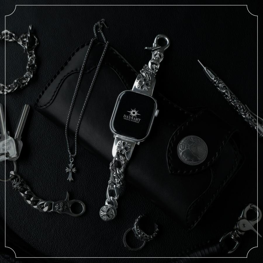 Apple Watch バンド シルバー925 チェーン メンズ レディース 銀製 クロスモチーフ アップルウォッチ 49mm/46mm/45mm/44mm/42mm(Series 3 2 1) |  | 16