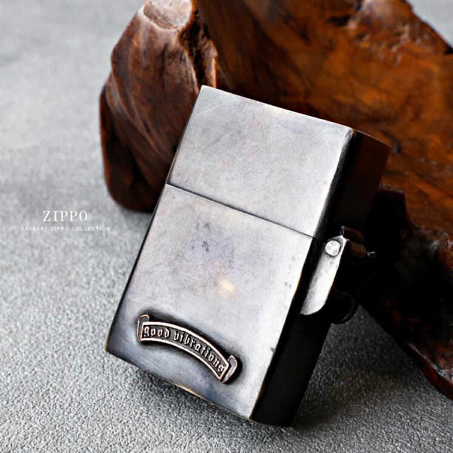 good vibrations Zippo ジッポライター シンボルモチーフ 真鍮 シルバー925 カッパー アンティークカスタム メンズ レディース 正規品 ギフト |  | 05
