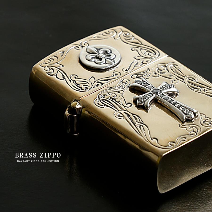 good vibrations Zippo ジッポライター クロス 十字架 ユリ 紋章 シルバー925 ブラス 真鍮 アンティーク調 メンズ レディース 正規品 ギフト |  | 06