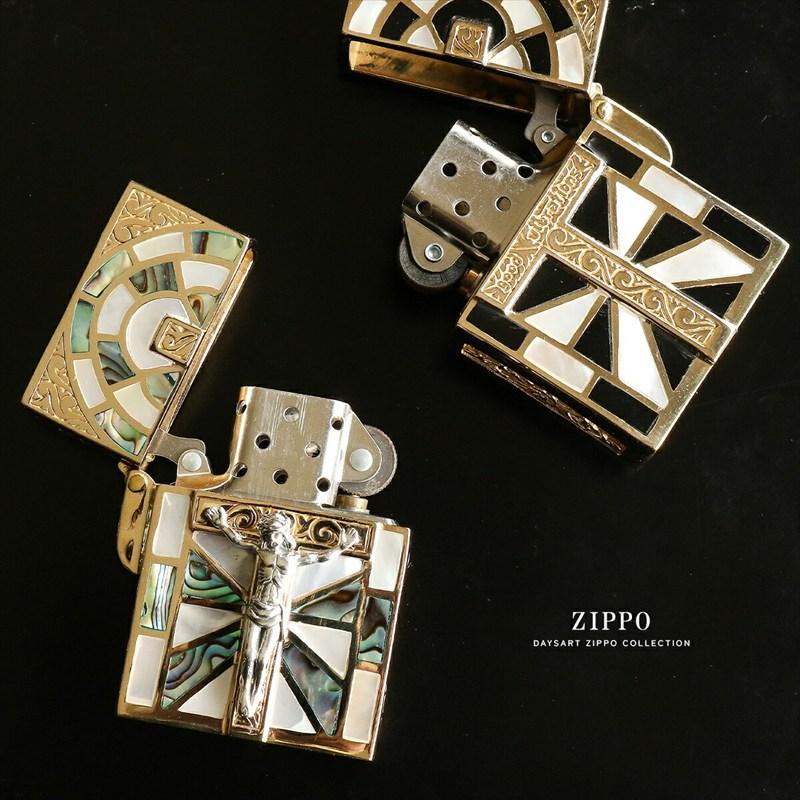good vibrations グッドバイブレーション Zippo ジッポライター キリスト ステンドグラス シェル シルバー925 ブラス 真鍮 アンティーク調 |  | 06