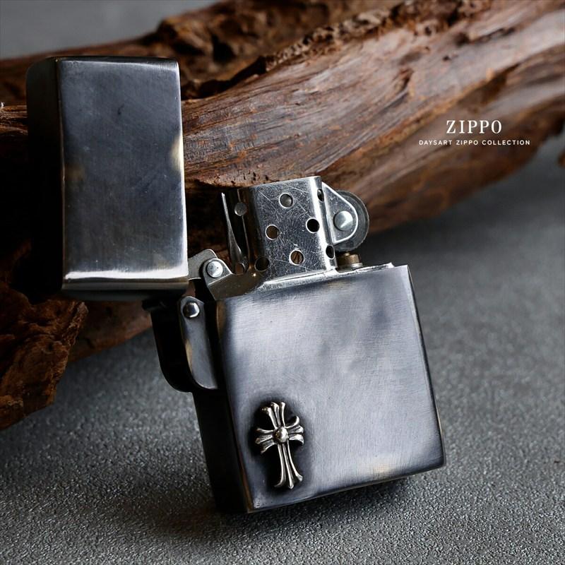 good vibrations グッドバイブレーション Zippo ジッポライター クロス 十字架 シルバー925 真鍮 ブラス いぶし加工 メンズ |  | 04