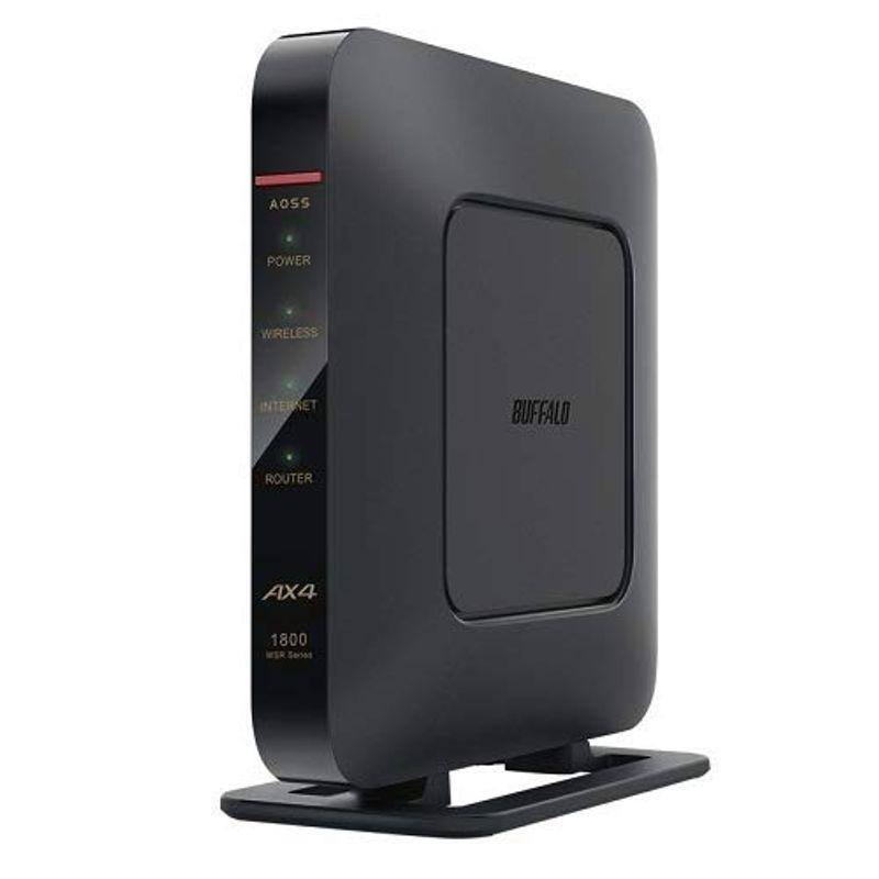 WSR-1800AX4/DBK Wi-Fi 6 無線LANルーター 1201+573Mbps ブラック :20230416203522