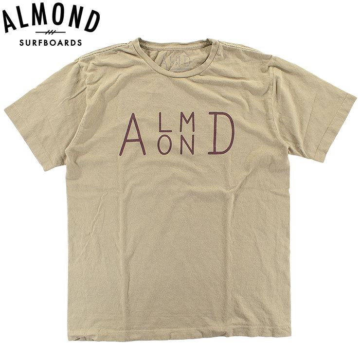 Almond アーモンド Tシャツ カットソー ブランドロゴ メンズ レディース サーフファッション 半袖 S S Tee Ts2102s Almond Ts2102s Snd Days Store 通販 Yahoo ショッピング