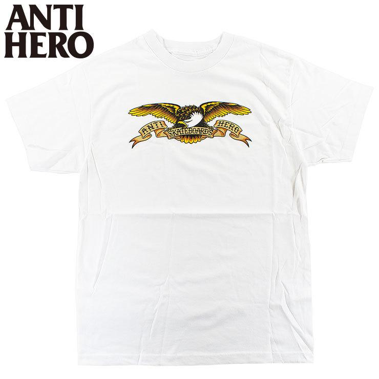 ANTIHERO メンズ Tシャツ アンタイヒーロー ロゴ 半袖TEE 丸首T