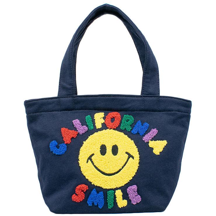 トートバッグ スマイリーフェイス ニコちゃん CALIFORNIA トートバッグ スマイリーフェイス ニコちゃん CALIFORNIA