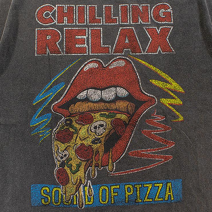 メンズ Tシャツ CHILLAX チラックス バンド ヴィンテージ 半袖