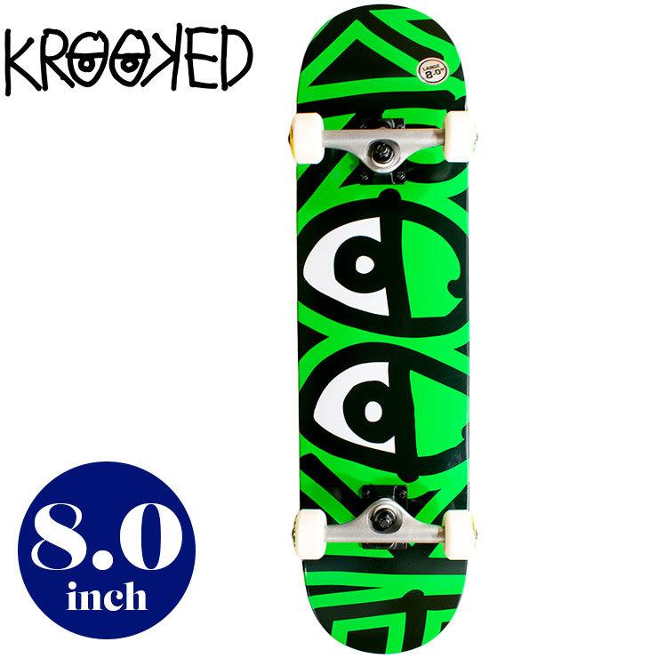KROOKED クルキッド スケートボード コンプリート 8.0inch 完成 KROOKED クルキッド スケートボード コンプリート 8.0inch 完成