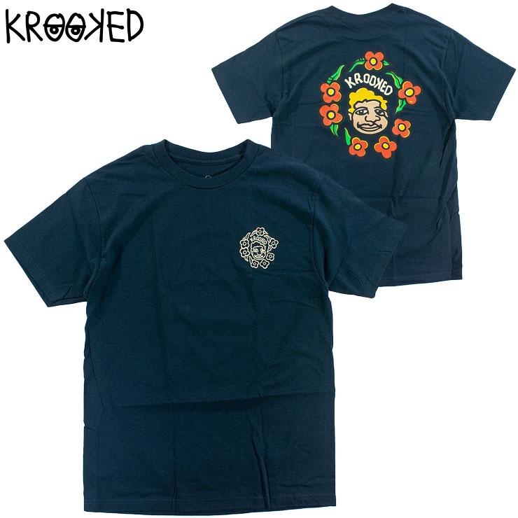 KROOKED（クルキッド） メンズ Tシャツ ロゴ 半袖TEE スケートボード