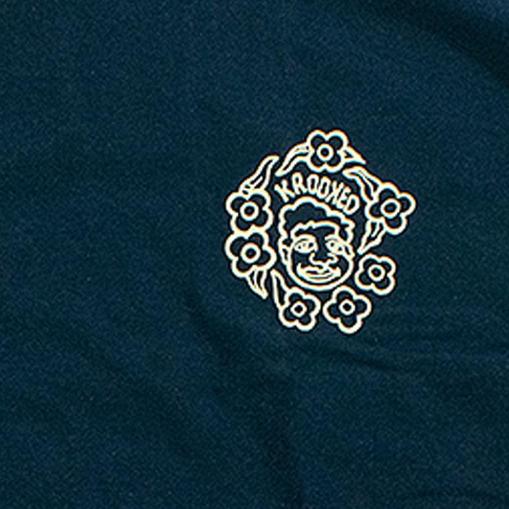 KROOKED（クルキッド） メンズ Tシャツ ロゴ 半袖TEE スケートボード 