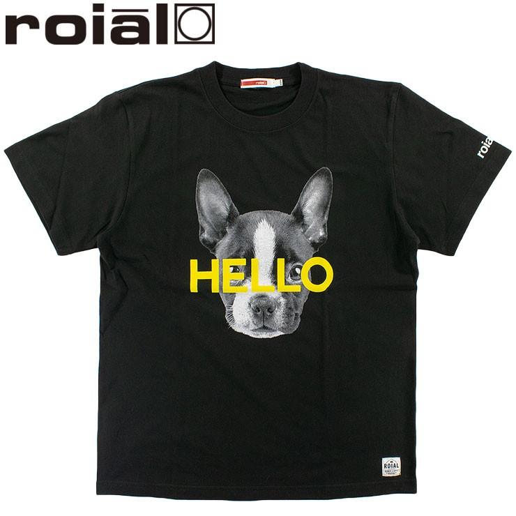 メンズ Tシャツ ロイアル 半袖 スタンダードフィット ロゴ 犬 ワンチャン フロッキープリント Roial R002mst02 Roial R002mst02 Blk Days Store 通販 Yahoo ショッピング