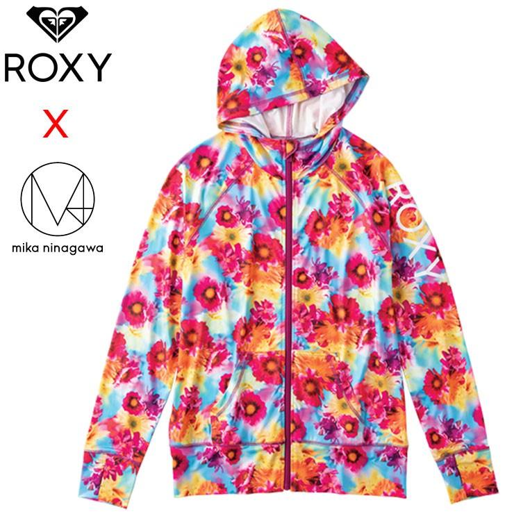 ロキシー レディース ラッシュガード 蜷川実花 長袖 パーカー UVカット  