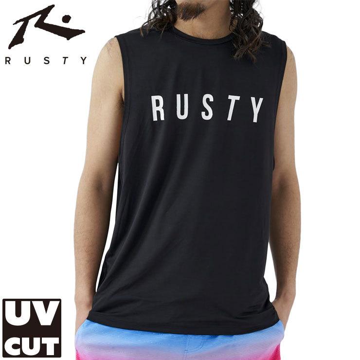 ラスティー メンズ ラッシュガード タンクトップ スイムウェア ノースリーブ 日焼け防止 Uvカット Rusty Rusty Blk Days Store 通販 Yahoo ショッピング