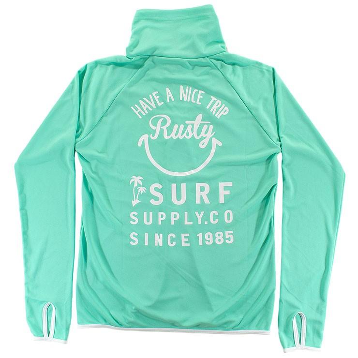 ラッシュガード レディース ラスティー 長袖 フード無し サムホール付き UVカット 女性用 接触冷感 RUSTY 920465|daysstore|03