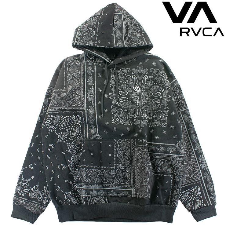 RVCA（ルーカ） メンズパーカー スウェット パッチワーク 長袖