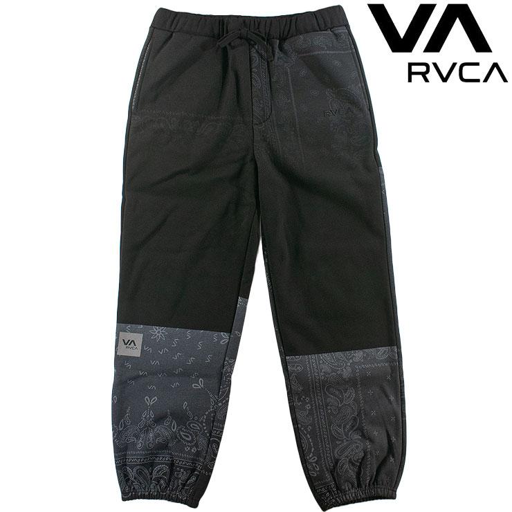 RVCA（ルーカ） メンズ スウェットパンツ パッチワーク ズボン