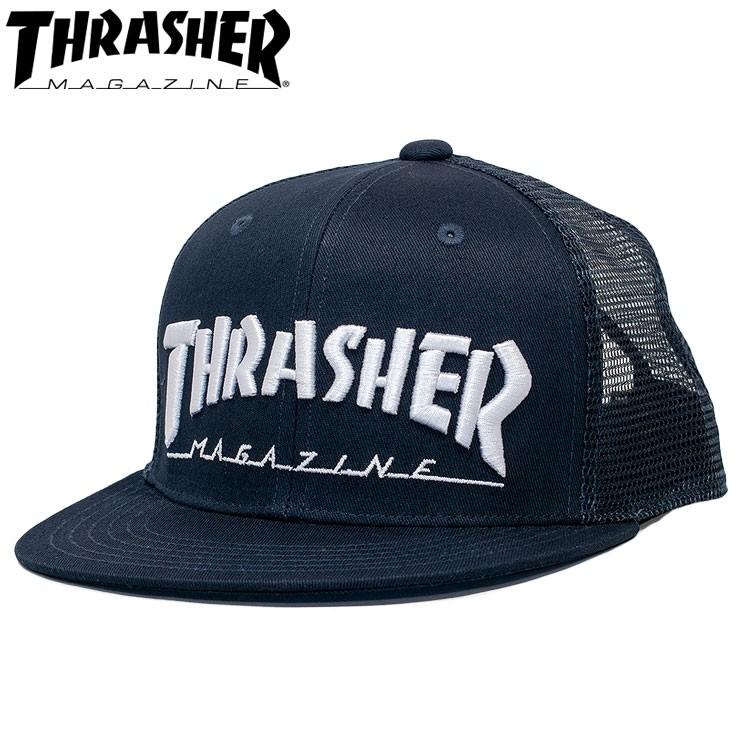 スラッシャー メッシュキャップ ロゴ刺繍 帽子 Cap スラッシャーマガジン ロゴ 立体刺繍 スナップバック Thrasher 19th C21 Thrasher 19th C21 Nvy Days Store 通販 Yahoo ショッピング