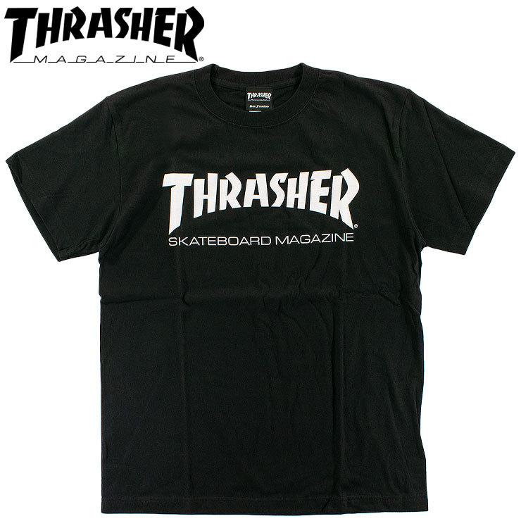 スラッシャー Tシャツ スケーター ファッション Tee マグロゴ Mag Logo Thrasher Th8101 Blkwht Thrasher Th8101 2 Days Store 通販 Yahoo ショッピング