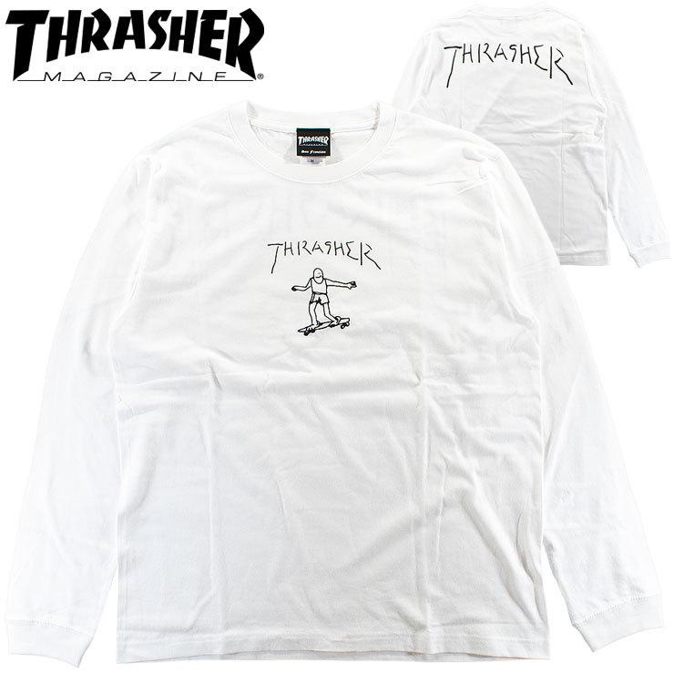 THRASHER スラッシャー メンズ ロンT ゴンズ 手書き ロング