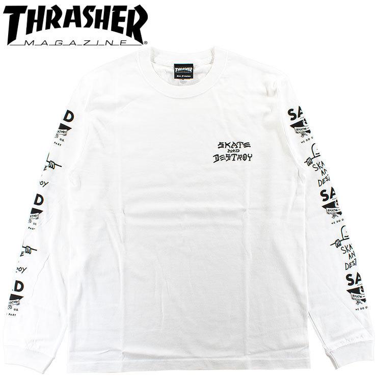 THRASHER スラッシャー ロンT メンズ 袖ロゴ 定番 ロングスリーブTシャツ スケートボード ストリート系 TH93327 :  thrasher-th93327-wht : Days Store - 通販 - Yahoo!ショッピング