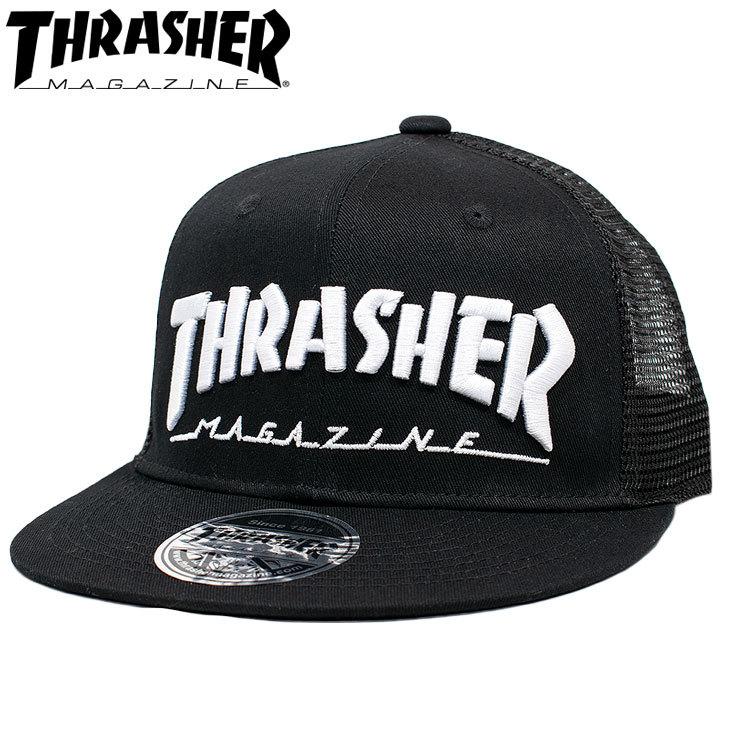THRASHER メッシュキャップ スラッシャー ロゴ 帽子 CAP