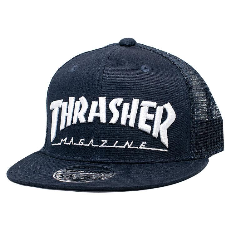 THRASHER（スラッシャー） メッシュキャップ ロゴ刺繍 帽子 CAP
