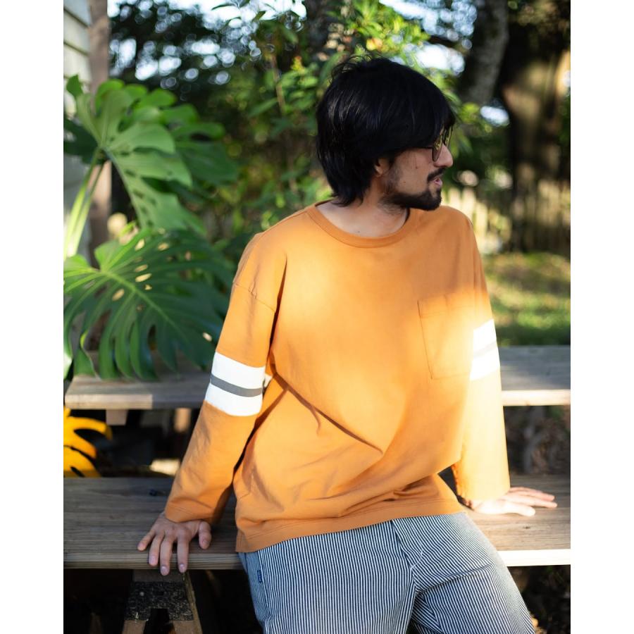 TURN ME ON（ターンミーオン） TURN ME ON Tシャツ 9分袖 ORANGE 