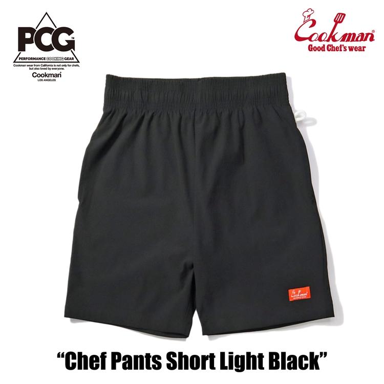 COOKMAN（クックマン） Chef Pants Short Light Black ショートパンツ