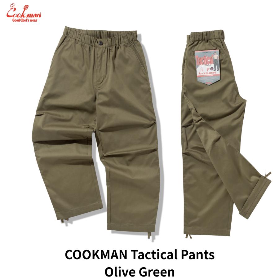 COOKMAN（クックマン） Tactical Pants Olive Green タクティカル