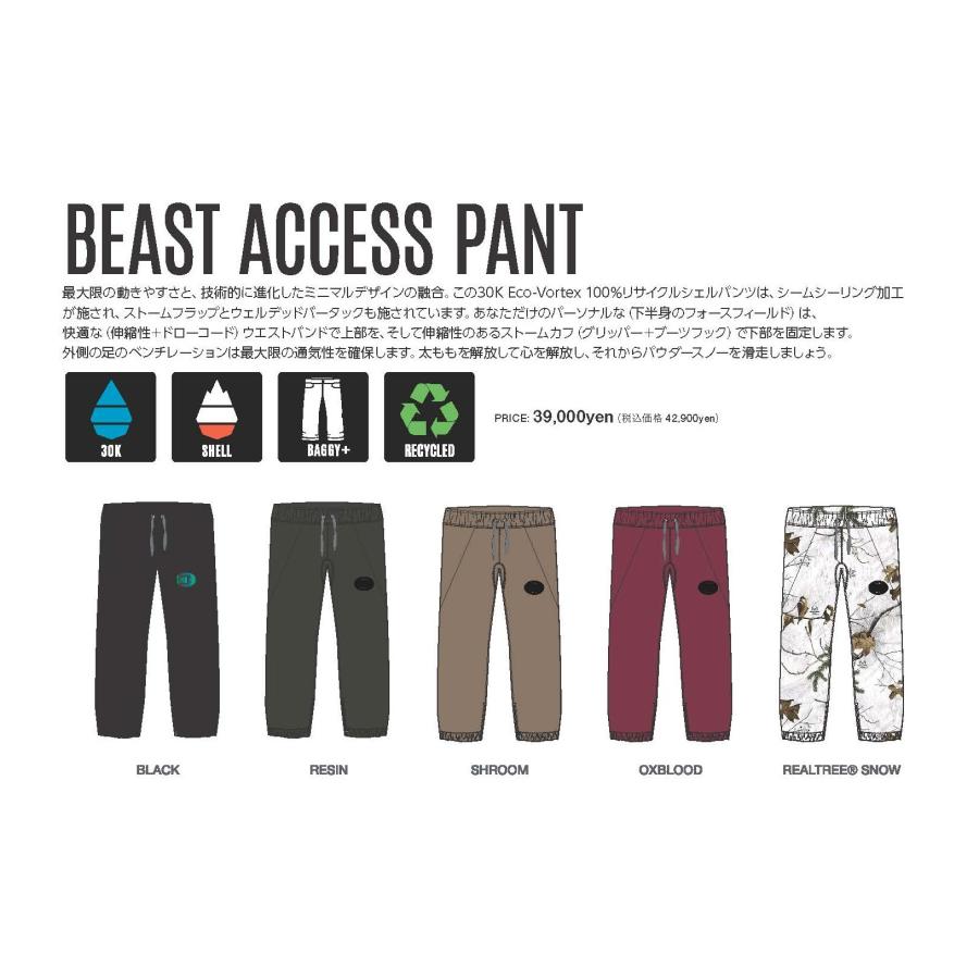 AIRBLASTER エアブラスター 25/26 Beast Access Pant Black