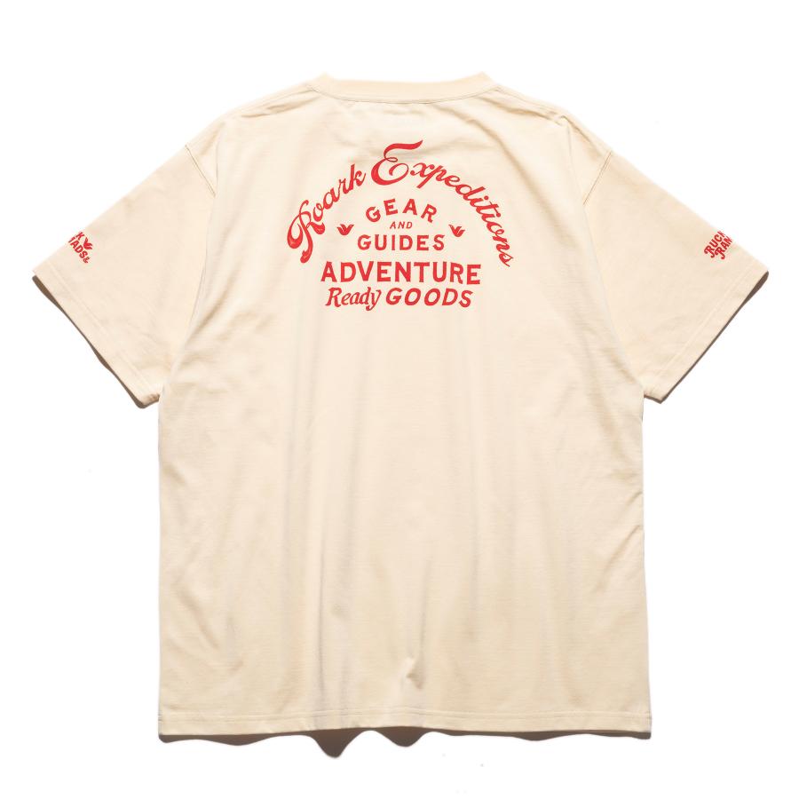 ROARK REVIVAL "G&G" FINE TECH DRY TEE NATURAL　ロアークリバイバル　ファインテックドライS/S Tシャツ　半袖 | ROARK REVIVAL