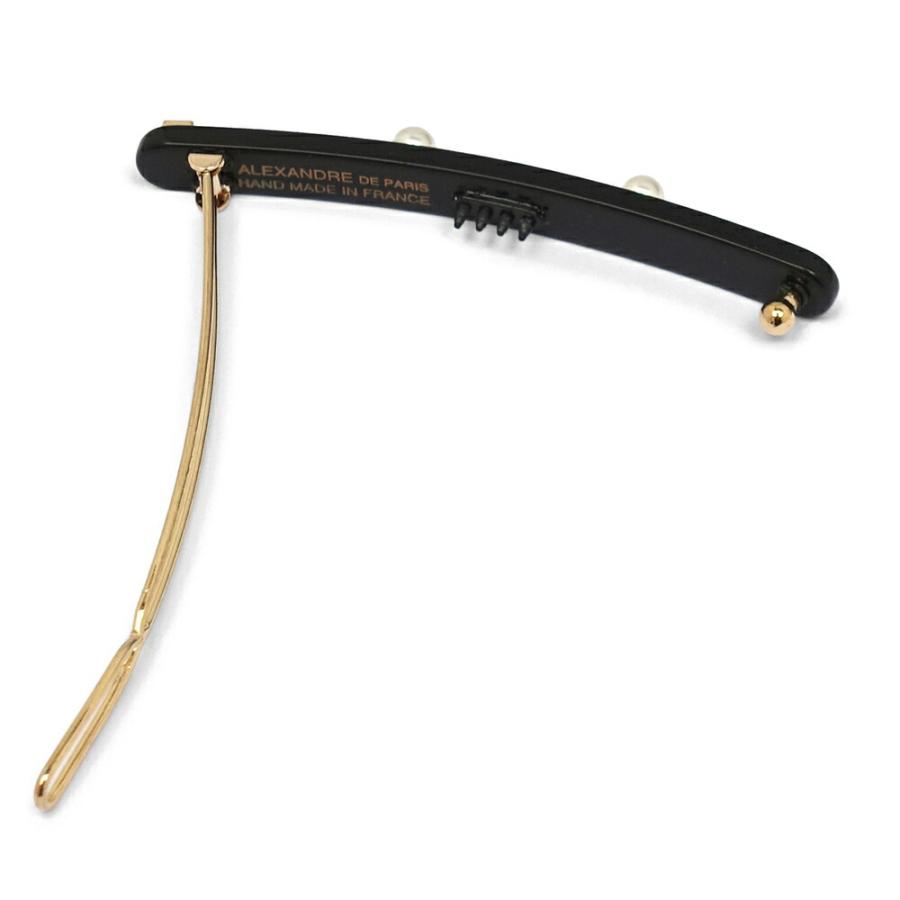 新品タグ付☆ALEXANDRE DE PARIS☆レザー×クリスタル バレッタ 新品タグ付☆ALEXANDRE DE PARIS☆レザー×クリスタル バレッタ