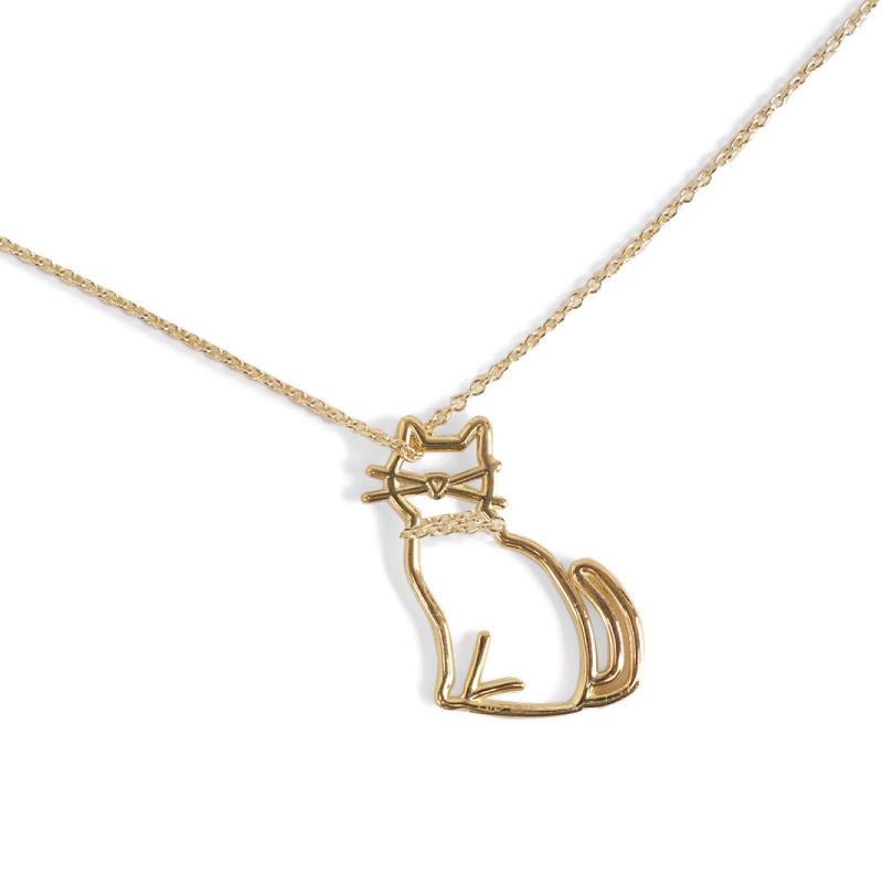 Aliita アリータ Miau ねこ 猫 モチーフ チェーン ネックレス Chain Necklace 9kt Yellow Gold アクセサリー Cat ミャオ ミャウ プレゼント Aliita Miau Day Tripper 通販 Yahoo ショッピング