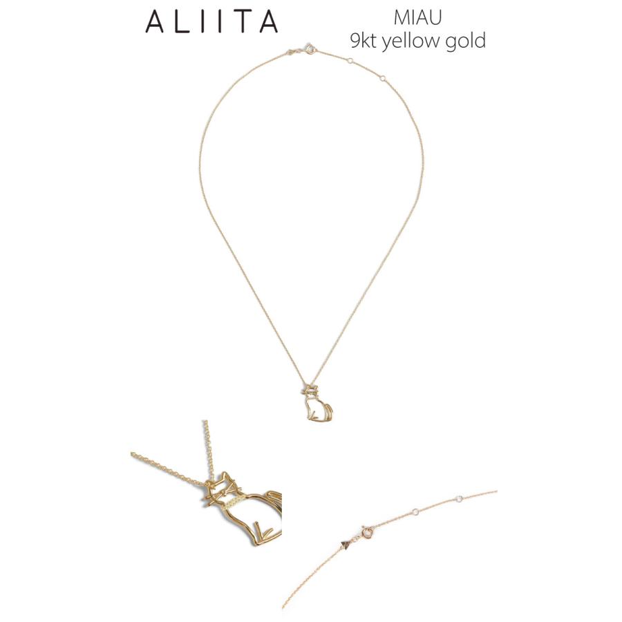Aliita アリータ Miau ねこ 猫 モチーフ チェーン ネックレス Chain Necklace 9kt Yellow Gold アクセサリー Cat ミャオ ミャウ プレゼント Aliita Miau Day Tripper 通販 Yahoo ショッピング