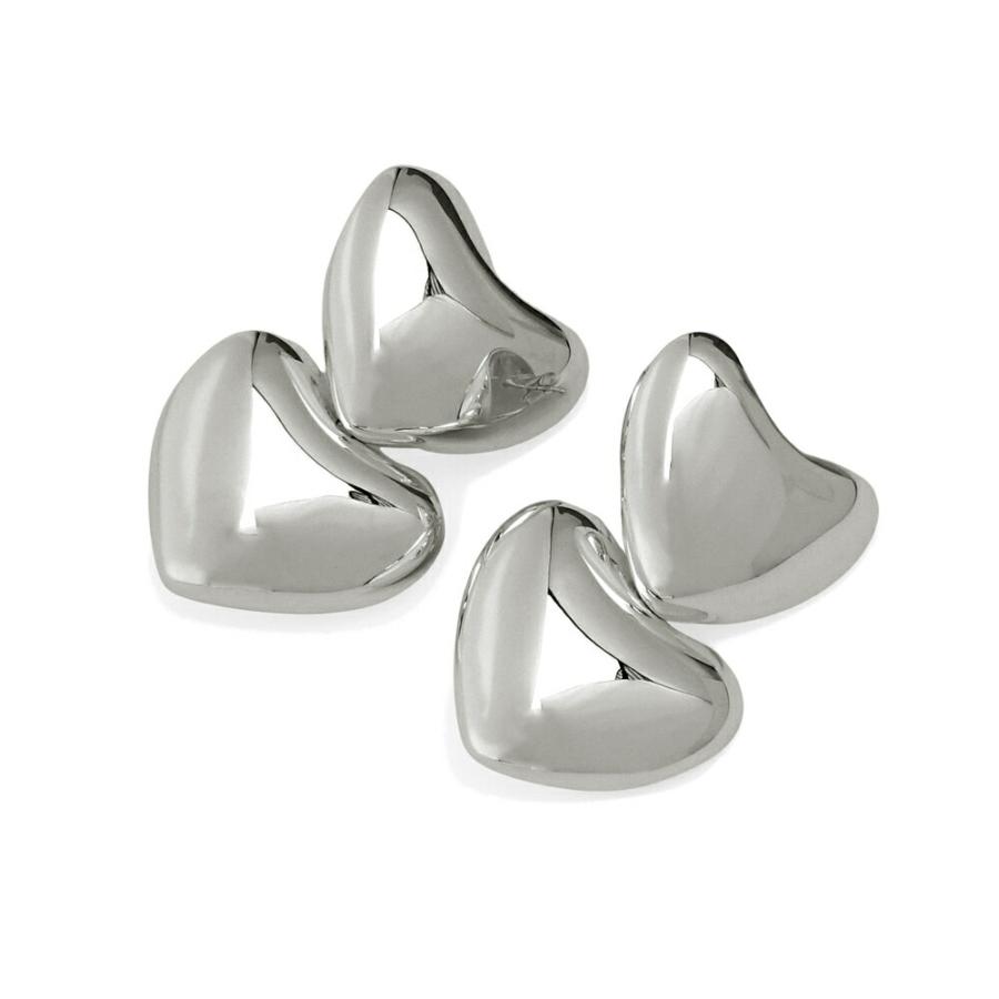 ANNIKA INEZ アニカイネズ デュアルハートシェイプボリュームイヤリング Dual Voluptuous Earrings シルバー E951 SILVER | ANNIKA INEZ | 01